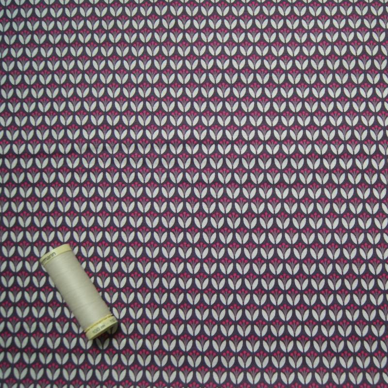 Purple Ribbon Bows Fenton House 100% Coton Tissu Gutermann Home Decor Craft 