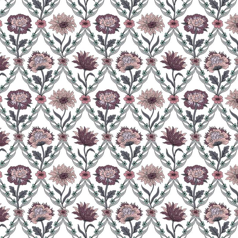 100% cotton fabric 670W Liberty The Summer House Collection Kew Trellis 