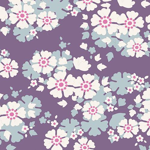 TILDA FABRICS - Woodland - Woodland Mauve 7072649005978 - Quilt in a Day /  Quilting Fabric