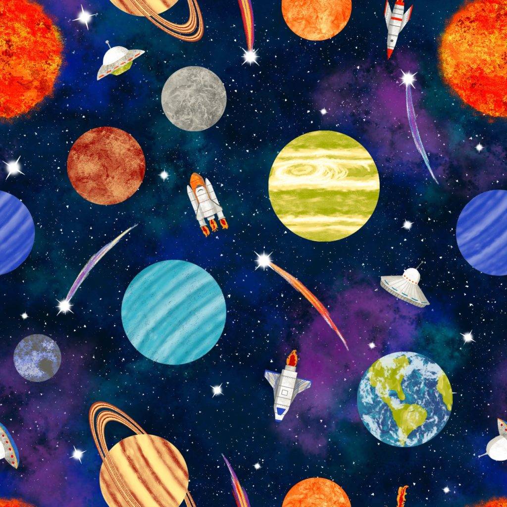 LOST IN SPACE COTTON FABRIC RANGE By Blank Quilting * Quilting Craft ...